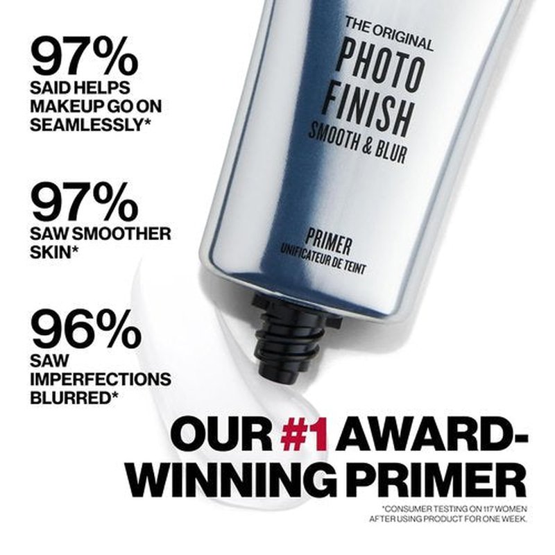 Smashbox The Original Photo Finish Makeup Primer - Instantly Smooths & Blurs Fine Lines | Vitamins A + E