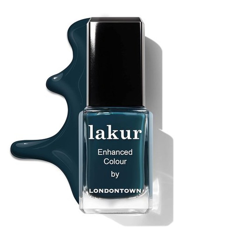LONDONTOWN Lakur Nail Polish - Long-Lasting, Chip-Resistant Vegan Formula | Hydrating Green Color, 0.4 Fl Oz