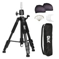 GEXWORLDWIDE 55" Mannequin Tripod Stand Canvas Block Training Doll Manikin Head Wig Stand for Cosmetology Hairdressing (Black)