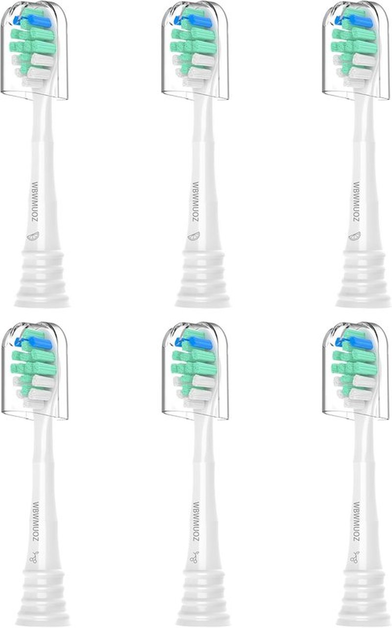 Philips Sonicare Replacement Toothbrush Heads - C2 Compatible, 6 Pack for Superior Oral Care