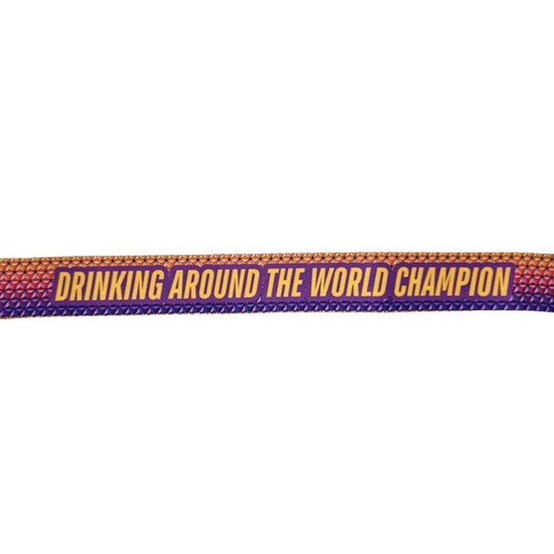 Drinking Around the World Challenge Medal with Tattoos – Celebrate Your Global Epcot Adventure in Style!
