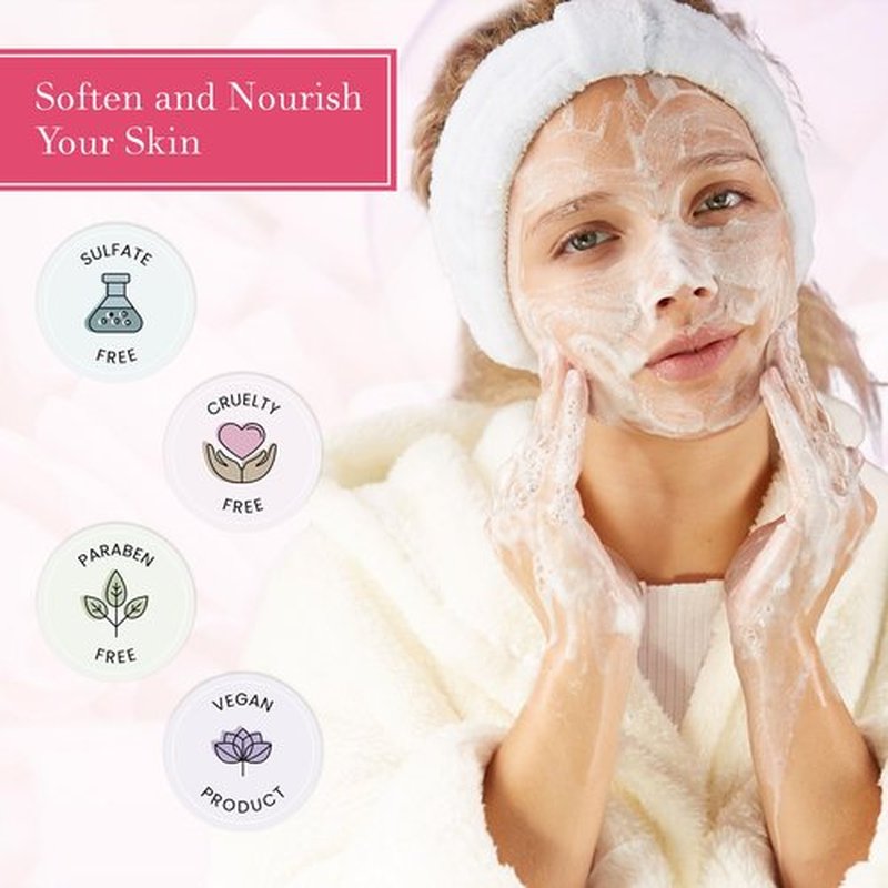 FinchBerry Rosey Posey Gift Set - Ideal Gifts Romantic Occasions, Anniversaries, Birthdays, Women’s Day, Housewarming, or Get Well Soon - Spa Gift Set With Handmade Soap, Fizzy Salt Soak & Soap Dish