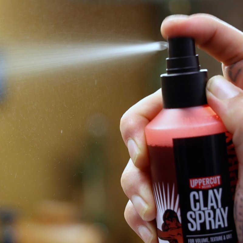 Uppercut Deluxe Clay Spray for Men - Texturizing Volume Spray with Matte Finish | 5.0 oz for Medium to Long Hair