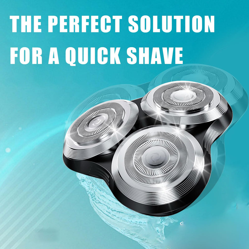New Upgrade SH90 Replacement Shaver Heads Compatible with Philips Norelco Series 9000 (S9000) Shavers Replacement Heads (SILVER(1pcs))