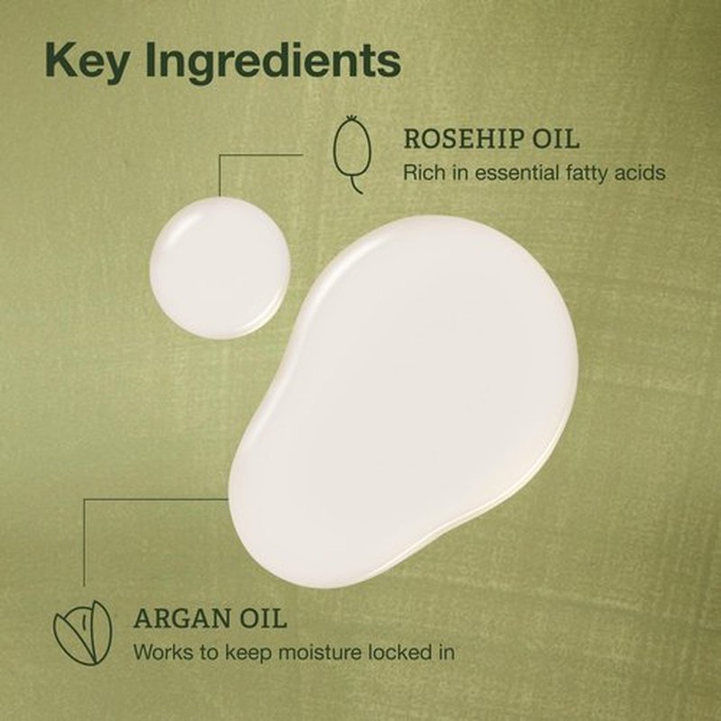 Botanics Overnight Face Oil for Men - Hydrating Nighttime Face & Beard Oil for Dry Skin - Lightweight, Non Greasy & Powered by Rosehip Oils - Vegan & Cruelty Free Men's Skincare (0.84 Fl Oz)