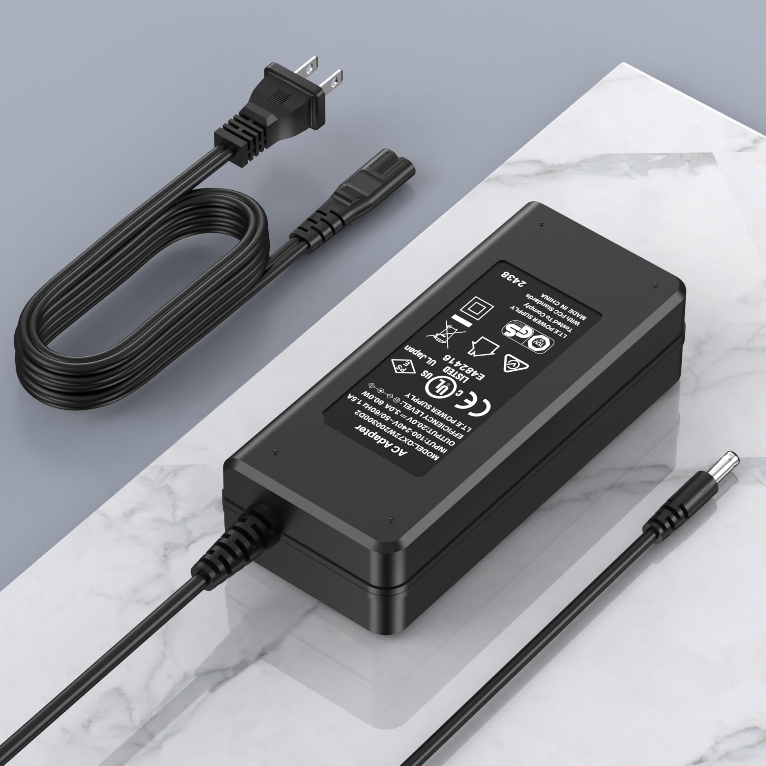 20V Charger for Theragun Elite, Elite G4, G4 Pro, G3 Pro, G3 Massager UL