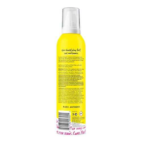 Marc Anthony Curl Enhancing Styling Foam - Extra Hold Mousse with Vitamin E & Silk Proteins | Anti-Frizz | 2-Pack