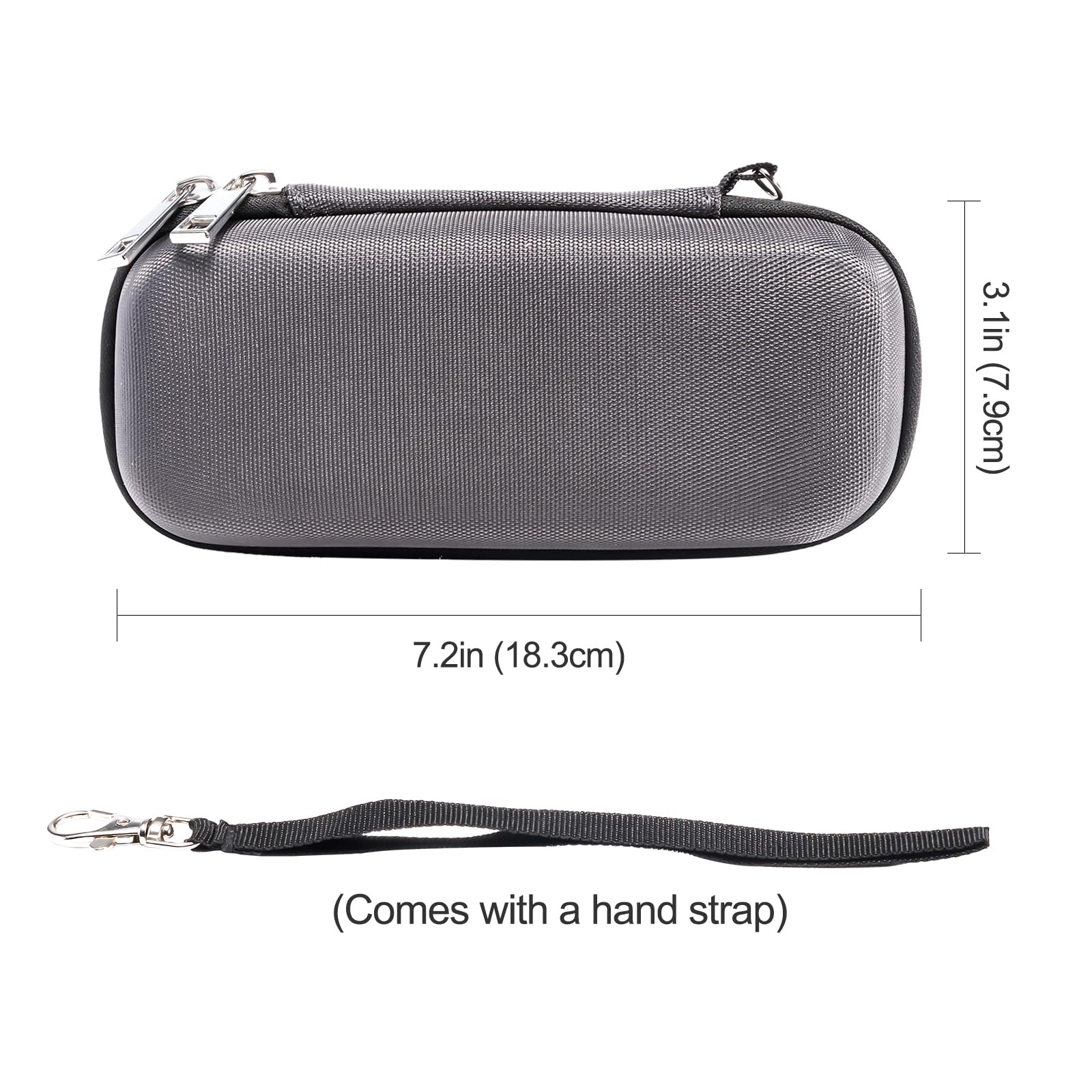 ProCase Hard Travel Carrying Case for Hybrid Electric Trimmer and Shaver, Portable Hybrid Razor Organizer Storage Bag Fit QP2630 QP2620 QP2530 QP2520 and Accessories -Carbon