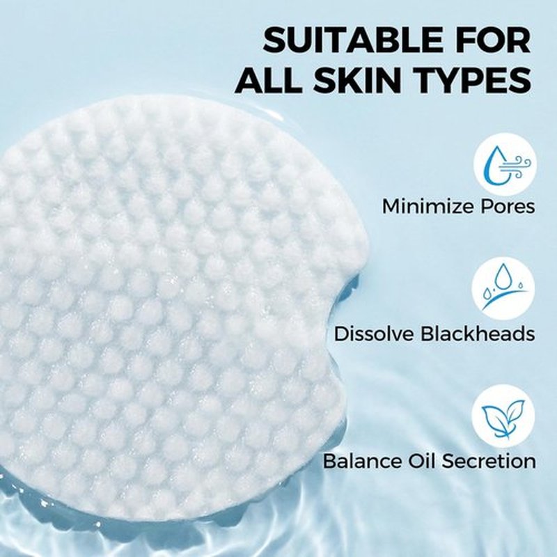 Salicylic Acid Pads | Gentle Pore Reducing Toner Wipes for All Skin Types - 70 Count