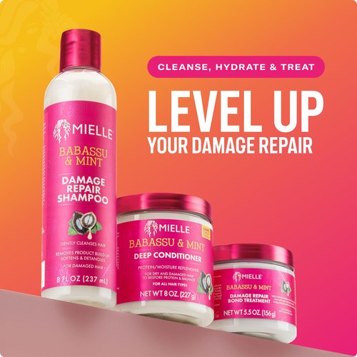 Mielle Organics Babassu & Mint Brazilian Curly Cocktail Curl Cream - Curl Defining, Hair Styling Cream for Textured Hair - Locks in Moisture, Boosts Definition & Softens Textured Hair (7.5 oz)
