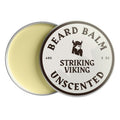 Striking Viking Beard Balm - Unscented 2 Ounces | Fragrance-Free Care & Styling with Argan & Jojoba Oils