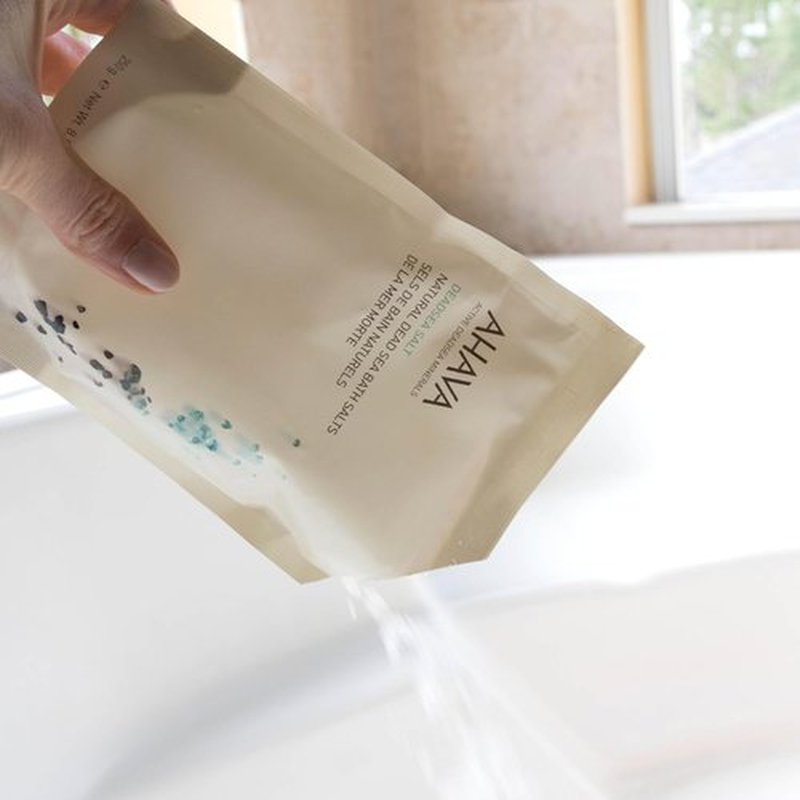 AHAVA Dead Sea Mineral Bath Salt - Intense Relaxation & Moisture Boost, 8.5 Oz | Eases Sore Muscles