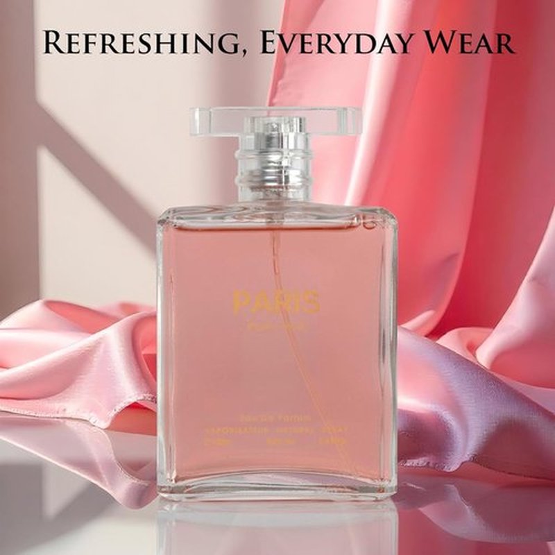 NovoGlow Paris Eau de Parfum Spray for Her - Long-Lasting Women's Fragrance, 3.4 Oz | Perfect Gift for Any Occasion