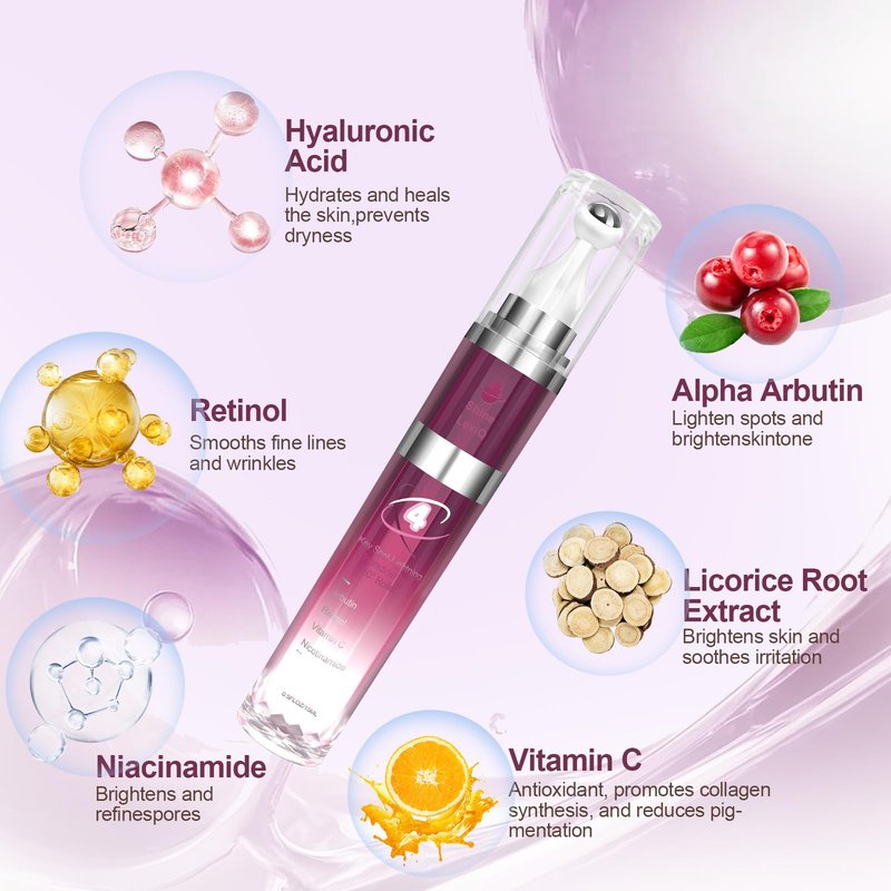 Dark Spot Remover for Face with 360° Roller Massage Ball, Dark Spot Corrector Serum for face, Fade Sun Spot Age Spot Brown Spot for All Skin Types, 0.7 fl. oz