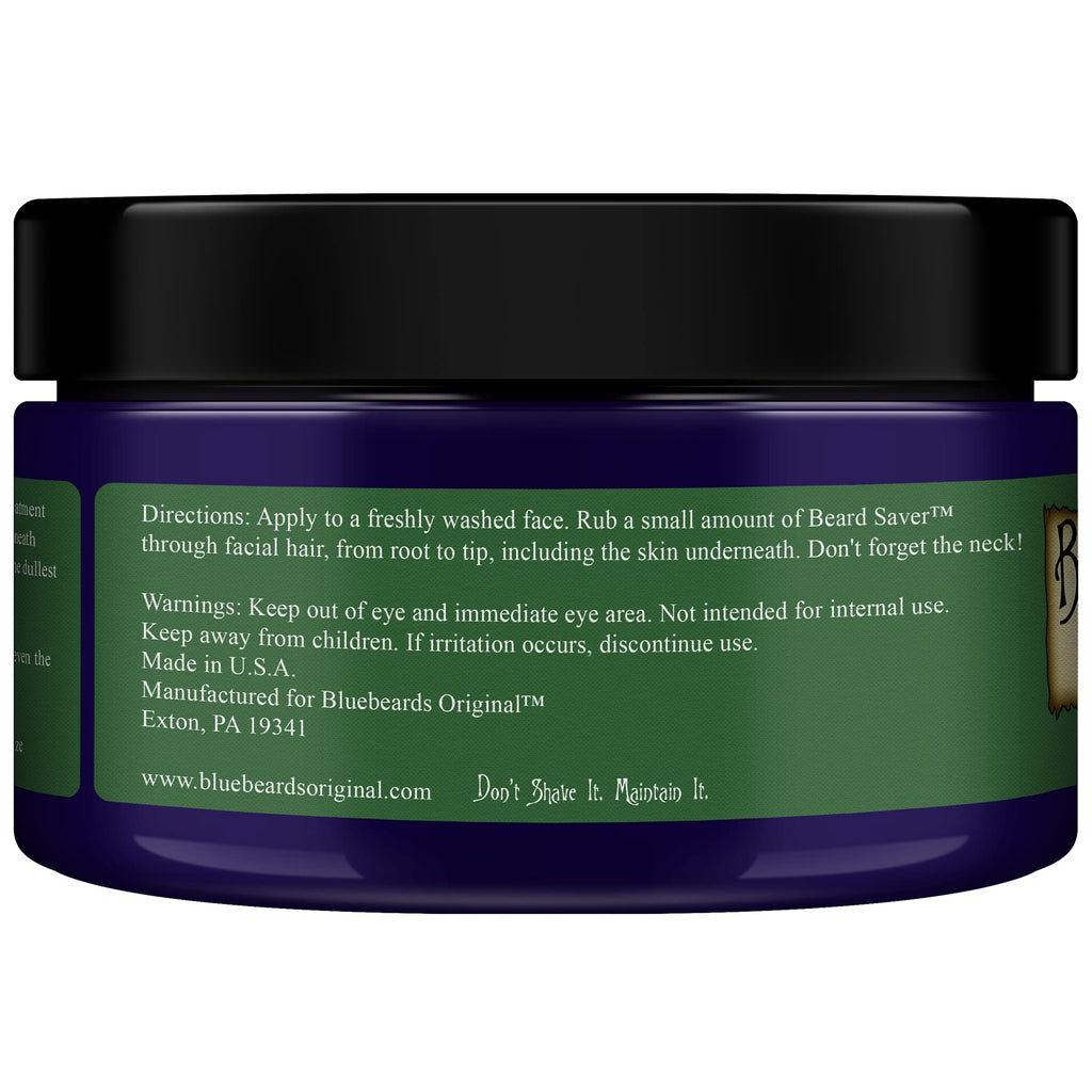 Bluebeards Original Beard Balm Leave-In Conditioner for Men Fresh Mint 4 oz