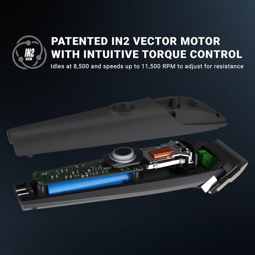 Stylecraft Instinct Professional Hair Clipper - Cordless with Intuitive Torque Control & 3 Modular Lids