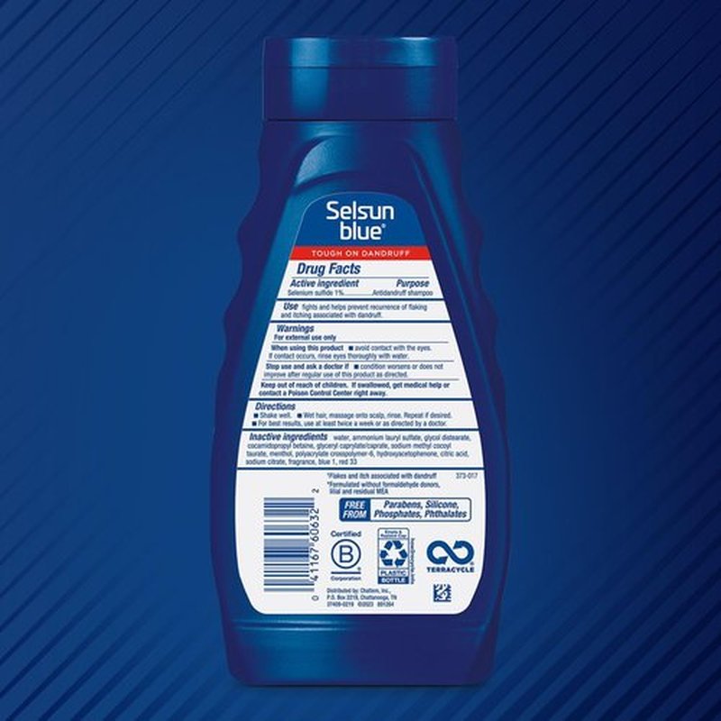 Selsun Blue Medicated Anti-Dandruff Shampoo - Maximum Strength with Menthol | 11 fl. oz. (Pack of 2)