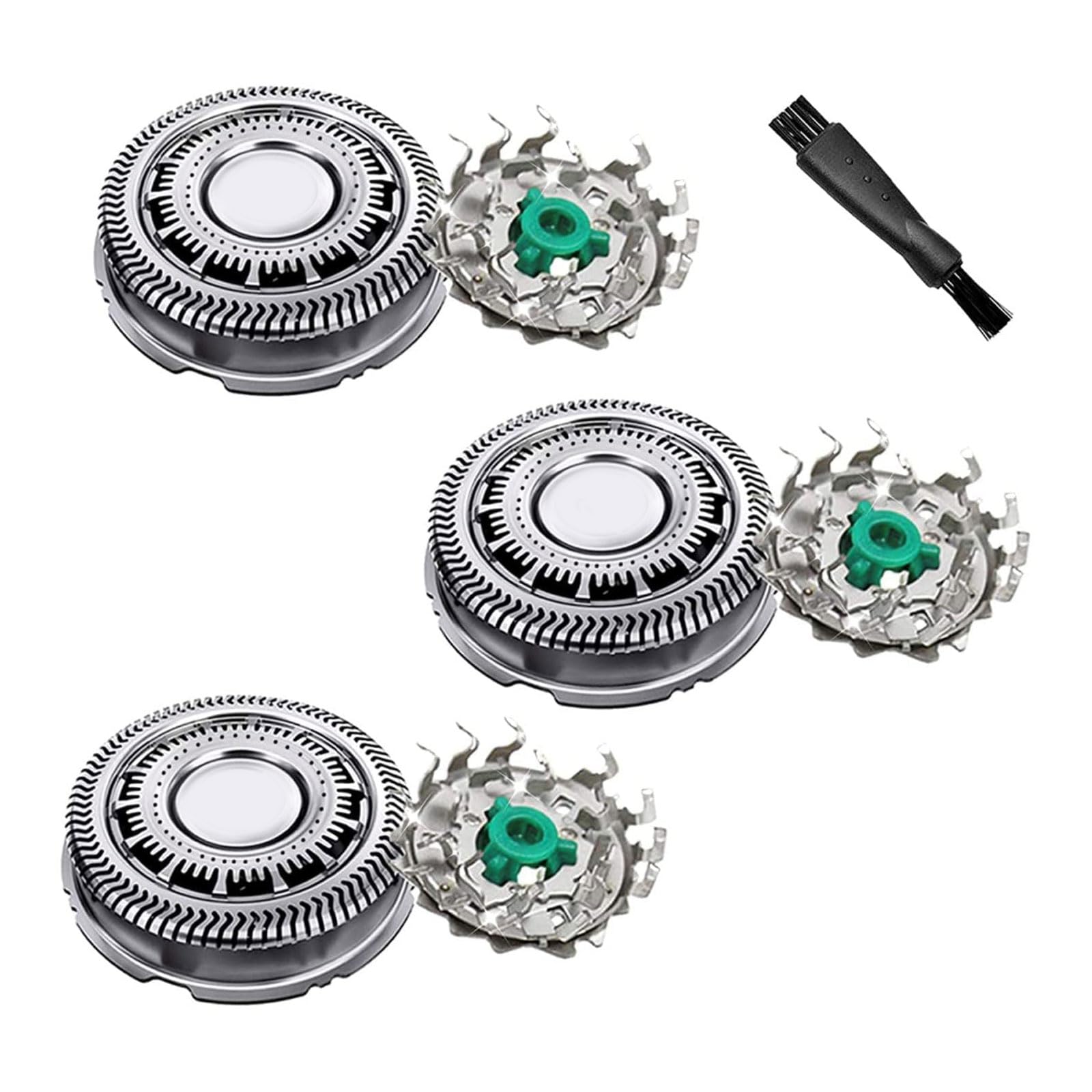 Gleway SH60/72 Replacement Heads Compatible with Philips Electric Shaver Series 6000, SH60 Replacement Blades Razor Heads for Shaver S6810/82, S6850/85, S6880/81, Upgraded Shaving Blade 6-Pack