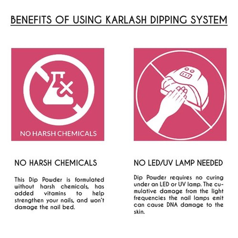 Karlash Gel Base DIP Powder System (Set of 4 0.5oz)