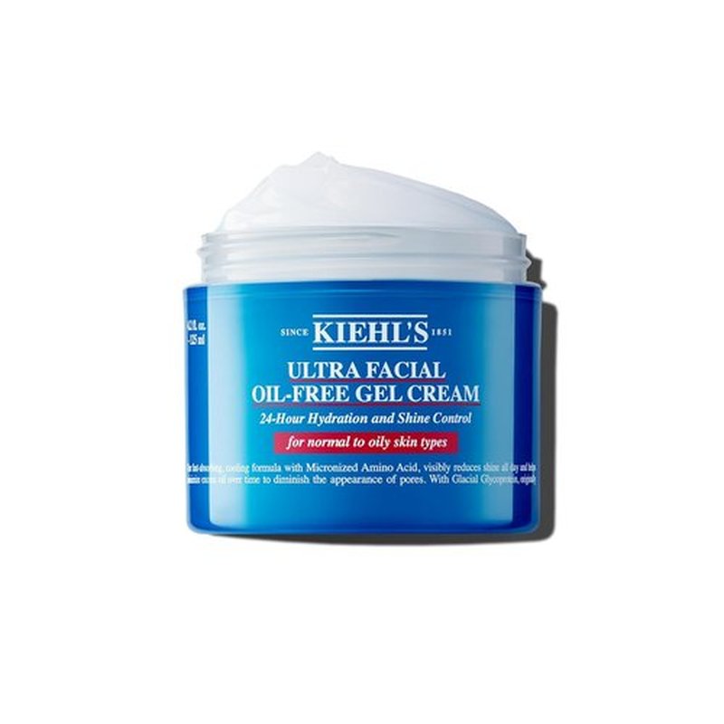 Kiehl's Ultra Facial Oil-Free Moisturizer - Shine-Reducing Gel Cream for Oily Skin | 24-Hour Hydration, Pore Minimizing