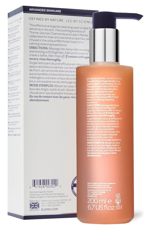 ELEMIS Sensitive Cleansing Wash - Gentle Formula for All Skin Types | 6.76 Fl Oz