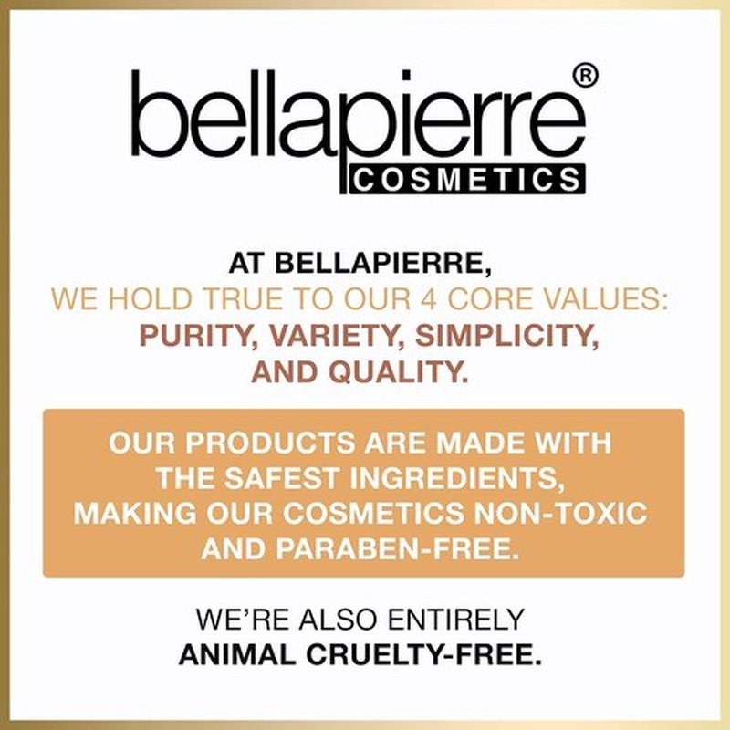 Bellapierre Mineral Foundation SPF 15 – Loose Powder Foundation, Full Coverage Mineral Makeup with Matte Finish – Vegan, Cruelty Free, Hypoallergenic, Oil & Talc Free – 0.32 oz - Biscotti