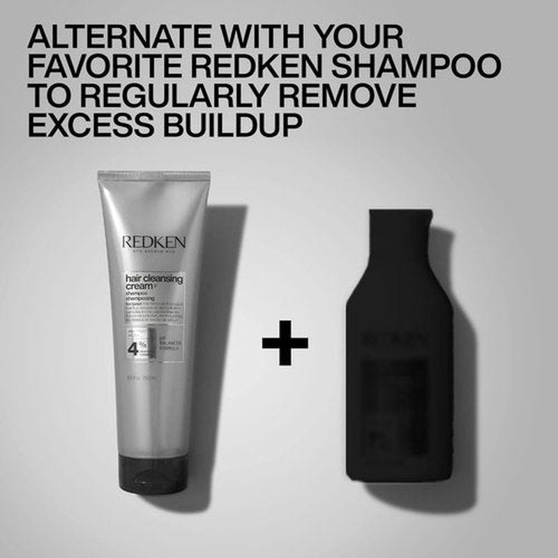 Redken Detox Hair Cleansing Cream | Clarifying Shampoo for All Hair Types - Removes Buildup & Strengthens Cuticle