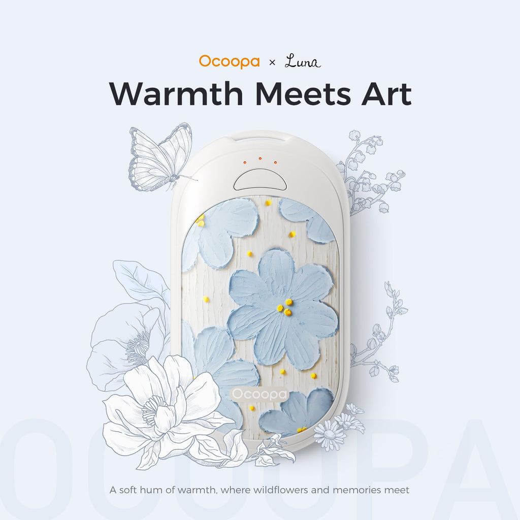OCOOPA Magnetic Rechargeable Hand Warmers 2 Pack, Fast Heating, 3-Settings, UL Certified, Electric Portable Pocket Heater, Hunting, Golf, Camping Gear, Warm Gifts for Women, Tech Gift Men, UT3 Lite