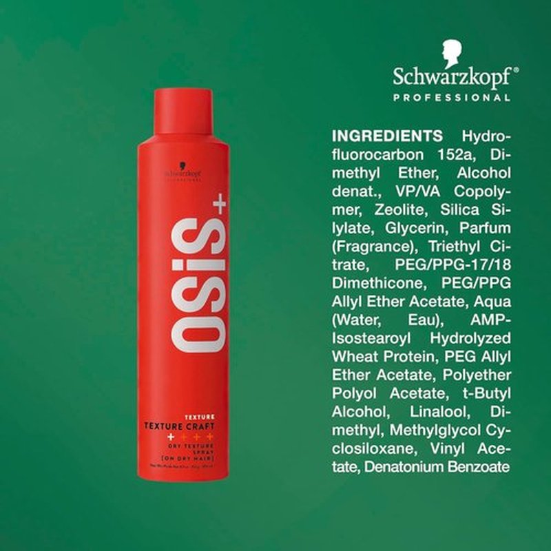 OSiS+ Texture Craft Volumizing Dry Texture Spray - Natural Feel & Root Lift Formula