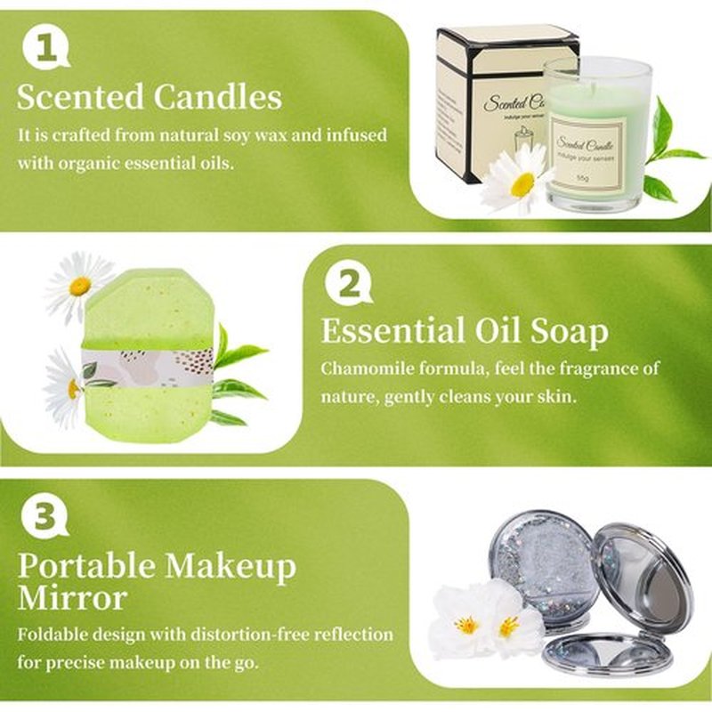 Birthday Gifts Basket for Women, 11 PCS Care Package with Luxury Blanket and Tumbler, Relaxing Spa Self Care Gifts Basket for After Surgery, Get Well Gifts for Women, Thinking of You Gifts for Her