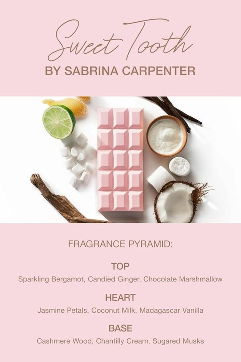 Scent Beauty Sabrina Carpenter Eau de Parfum - Sweet Tooth Fragrance - 1 Fl Oz