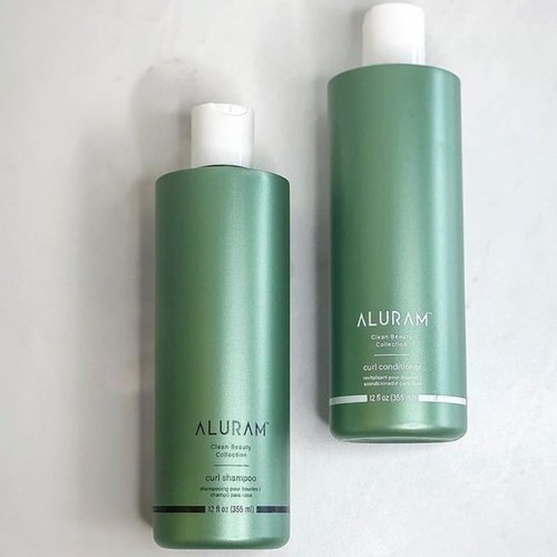ALURAM Curl Shampoo - Lightweight Cleansing with Clarifying Coconut Water for Curly Hair