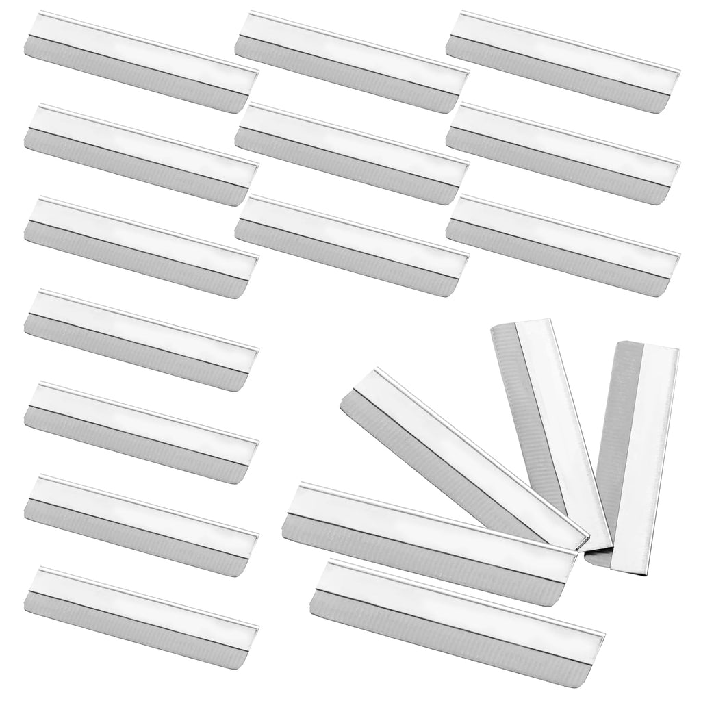 Brow Single Edge Razor Blades, 50 Pcs Stainless Steel Straight Razor Blades Disposable Safety Eyebrow Trimmer Blades for Men and Women Facial Hair Removers Shaving Tools Blade Refills
