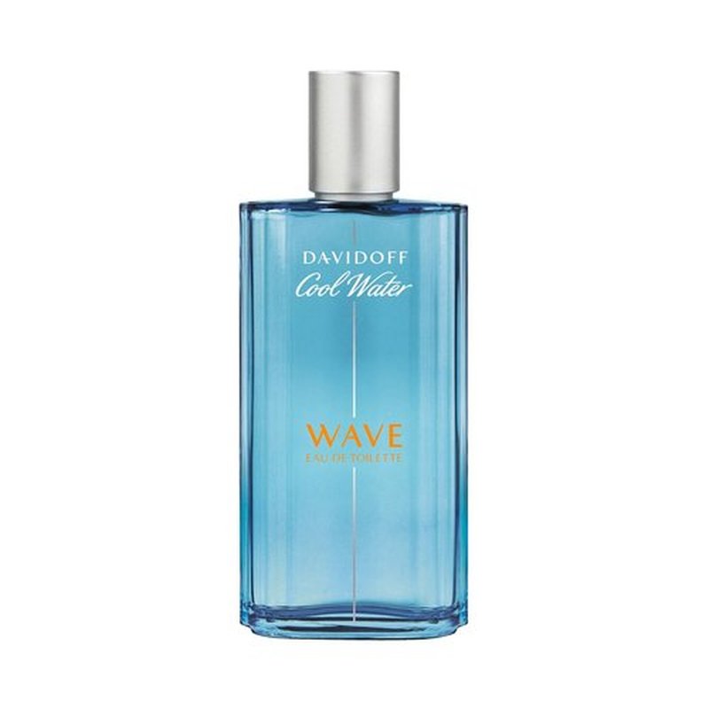 Davidoff Cool Water Wave Eau de Toilette - Fresh Woody Men's Cologne with Sichuan Pepper & Sandalwood - Long Lasting Fragrance