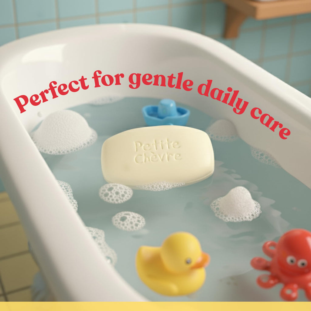 Li’l Goat’s Gentle Goat Milk Soap, 3×90g Pack, Mild Moisturizing Bar for Sensitive Skin, Made with Fresh Canadian Goat Milk (Original)