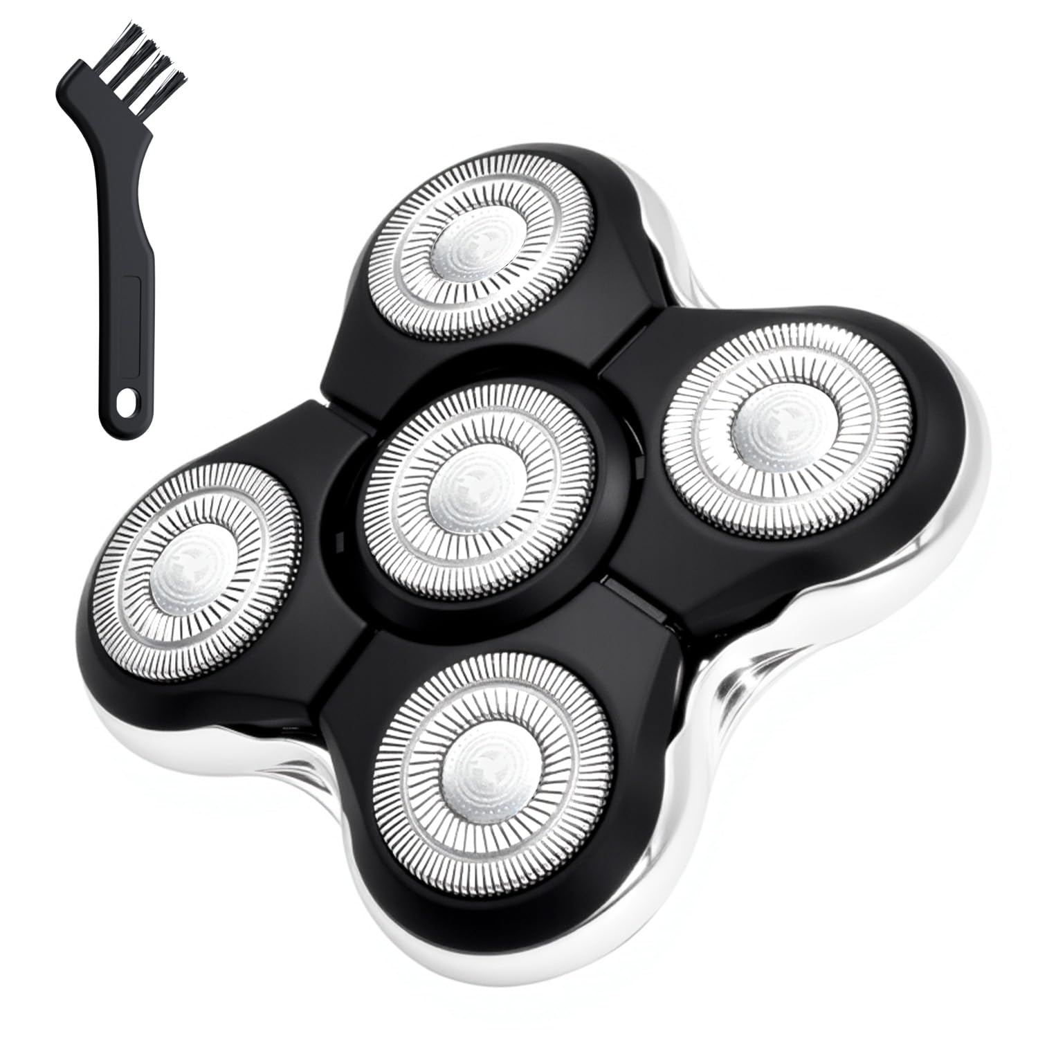 Pinkind Replacement Blades Compatible with Remington Balder Pro Head Shaver Model XR7000, 5 Dual Track Heads for Remington Shaver, Precision Electric Shaving for Bald Men,1 Pack