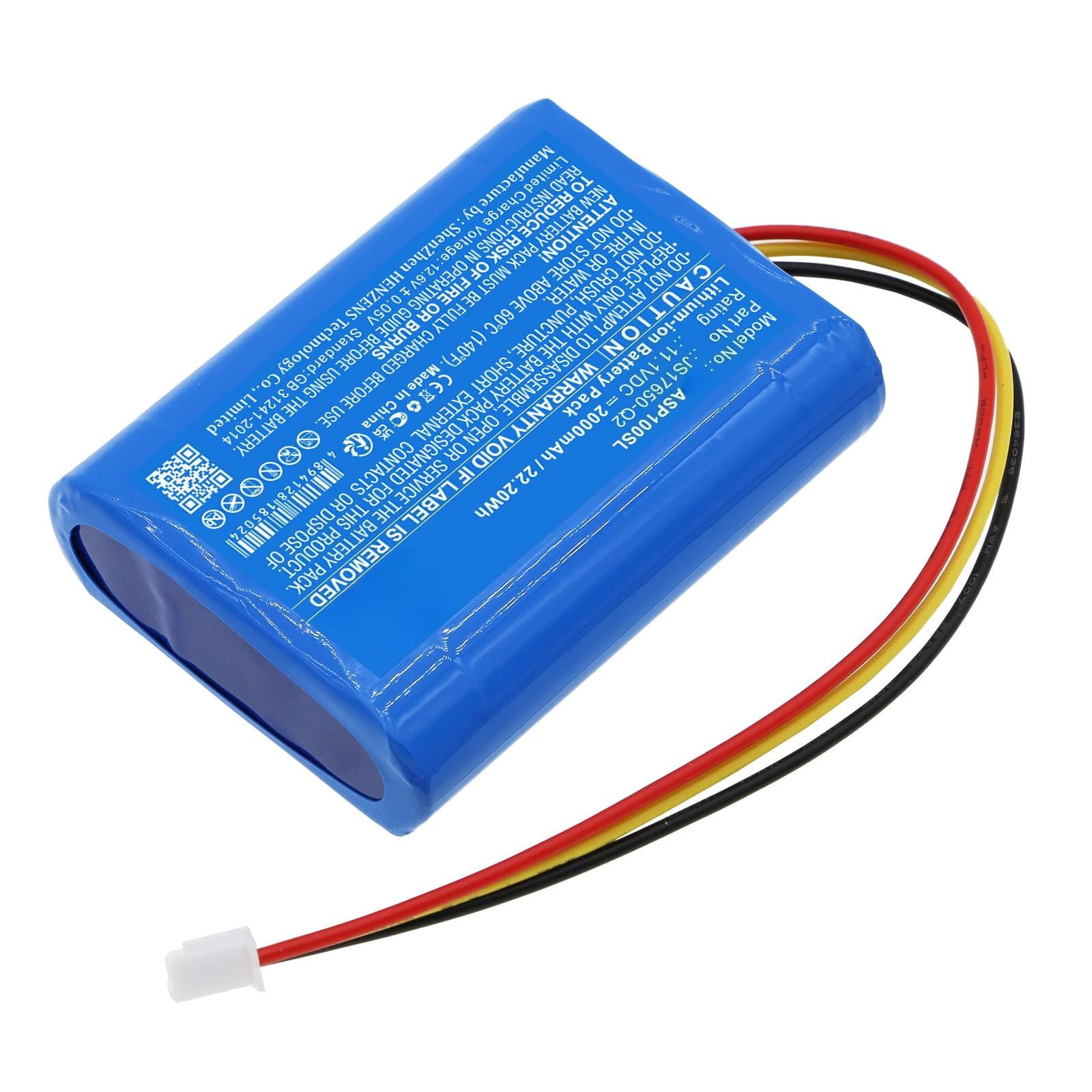 Sabuly 11.1V JS17650-Q2 High-Performance Replacement Battery for AR AWSEE3 Pasadena AWSBT10 AWSEE3BK Santa Clara AWSBT10BK with JS17650-Q2/2000mAh