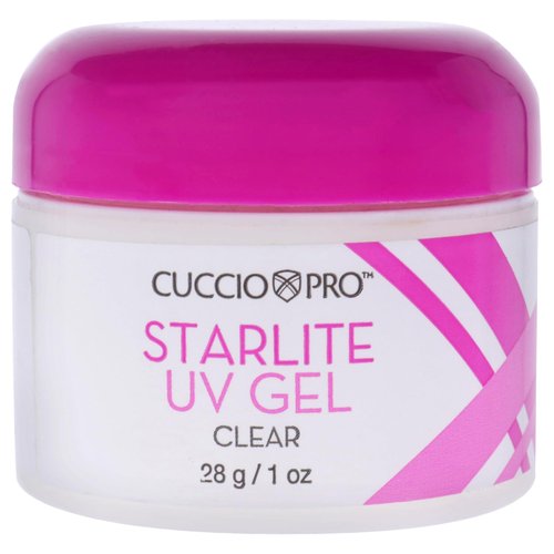 Cuccio Pro Starlite UV Gel – Clear 1 oz – Durable Thermal Bonding Gel for Strong, Long-Lasting Manicures – UV Lamp Compatible – Maintains Natural Nail Thickness – Professional Salon Quality