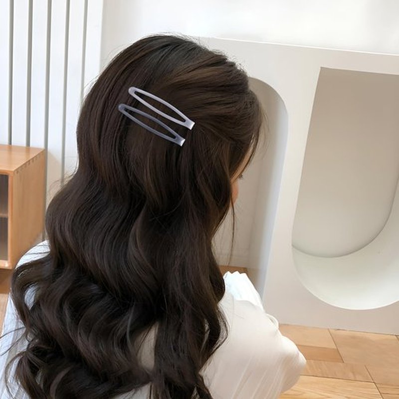 Cptots 16 PCS Snap Hair Clips Metal Barrettes for Women Non Slip Barrettes for Thick and Thin Fine Hair,Bright Black Multiple Gray,2.36 x 0.43 Inches.