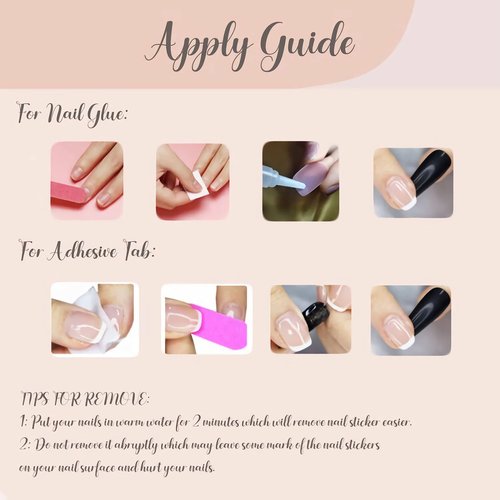 BABALAL Extra Long Press on Nails Square Fake Nails White French Tip Glue with Cross Charm Gothic Acrylic Nails Silver Chrome Leopard Y2k 24Pcs Squoval Handmade False Nails for Women Girls