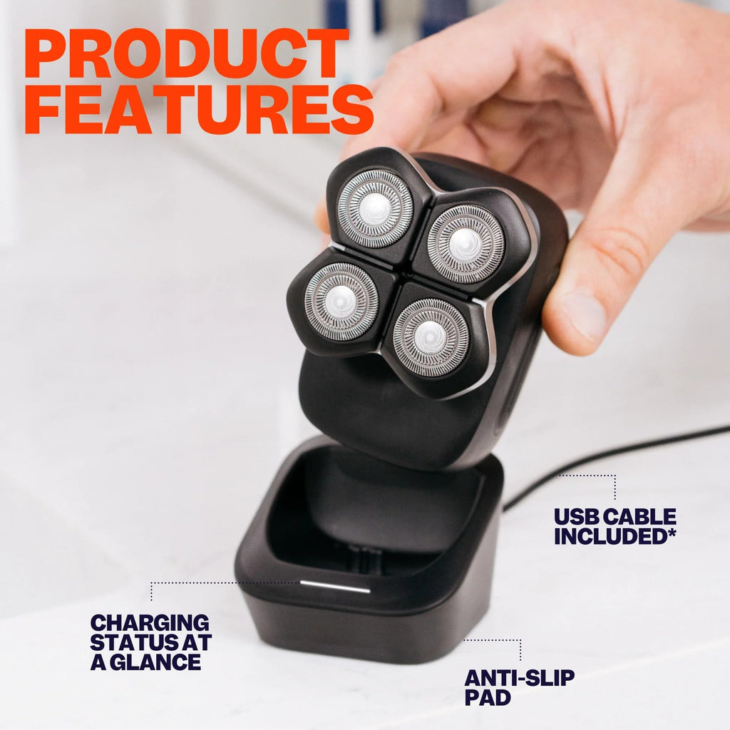 Freebird FlexSeries Pro Charging Dock - Sleek, Compact Charging Station for Your Shaver with LED Indicator & USB Cable