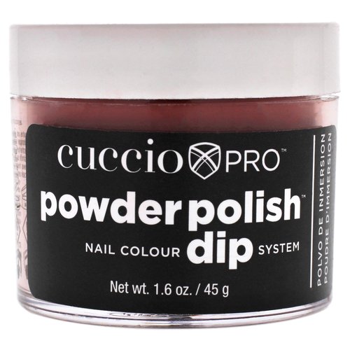 Cuccio Colour Powder Nail Polish - Lacquer For Manicure And Pedicure - Highly Pigmented Powder That Is Finely Milled - Durable Finish With A Flawless Rich Color - Easy To Apply - Oh, Fudge! - 1.6 Oz