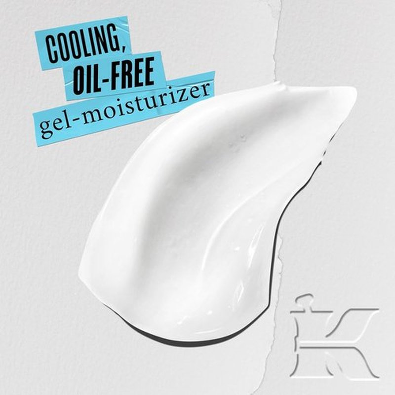 Kiehl's Ultra Facial Oil-Free Moisturizer - Shine-Reducing Gel Cream for Oily Skin, 24-Hour Hydration