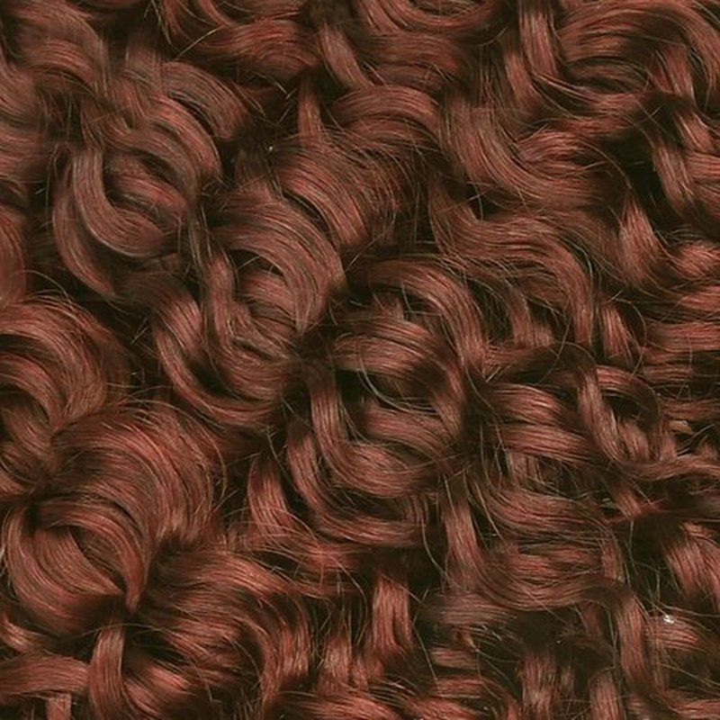 Dark Brown Human Hair Bundles Auburn Brown Bundle #33 Kinky Curly Human Hair 12 14 16 Inch Brazilian Remy Hair Double Weft Reddish Brown Curly Wave Human Hair