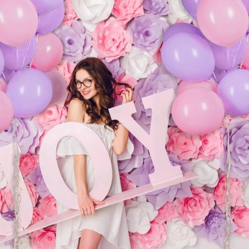 Pink and Purple Balloons - 100 Pack 12-Inch Latex Balloons for Girls' Baby Showers & Birthday Parties