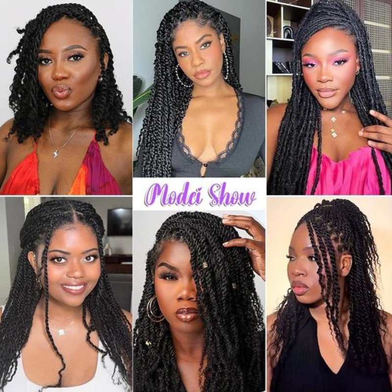 Mocwavy Afro Kinkys Bulk Human Hair for Dreadlocks Extensions Repair Locs, Twist Braiding Afro Kinky Human Hair for Locs 1 Pack 50 Gram Natural Black Color 16 inches