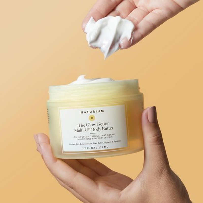 Naturium Whipped Multi-Oil Body Butter - Firming Cream & Moisturizer with Shea Butter, 7.7 fl oz