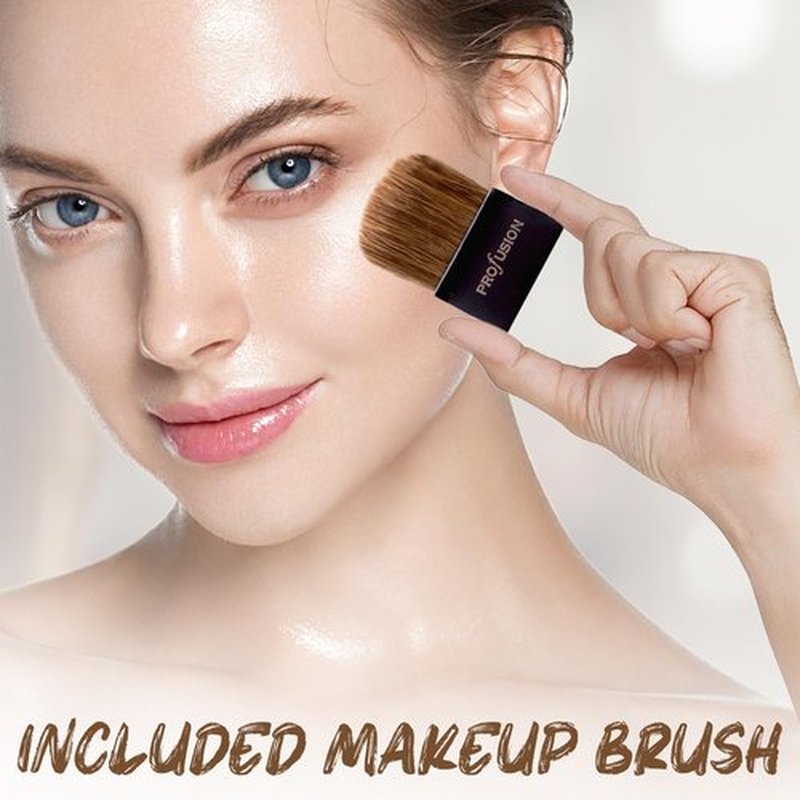Profusion Cosmetics Contour 5 Color Highly Pigmented Makeup Palette - Curated Selection Of Powders To Highlight, Bronze, and Contour, Seamlessly Buildable, Lightweight & Travel-Friendly Kit