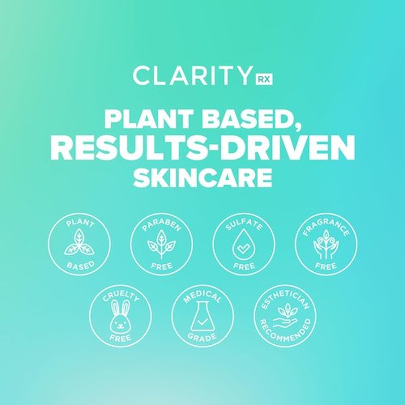 ClarityRx Daily Dose of Water Hyaluronic Acid Serum for Face, Natural, Plant-Based Daily Anti Aging Hydrating Serum Treatment for Dry, Dull Skin, No Parabens, All Skin Types