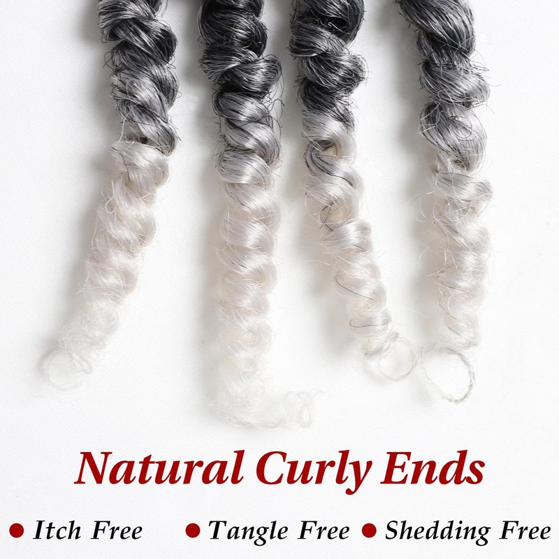 VIOLET Passion Twist Crochet Hair - 6 Inch, 9 Packs, Pre-twisted, for Black Women (TGray)